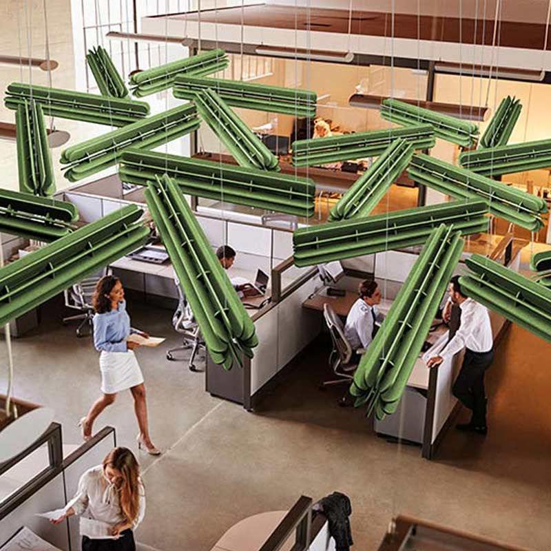 14six8 Timber Acoustic Raft - Muffle Acoustics Limited