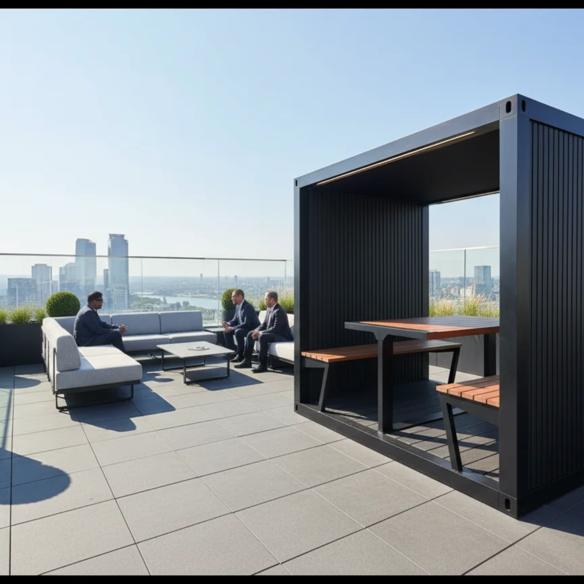 The Meeting Pod Co | Le module acoustique d'extérieur The Shack