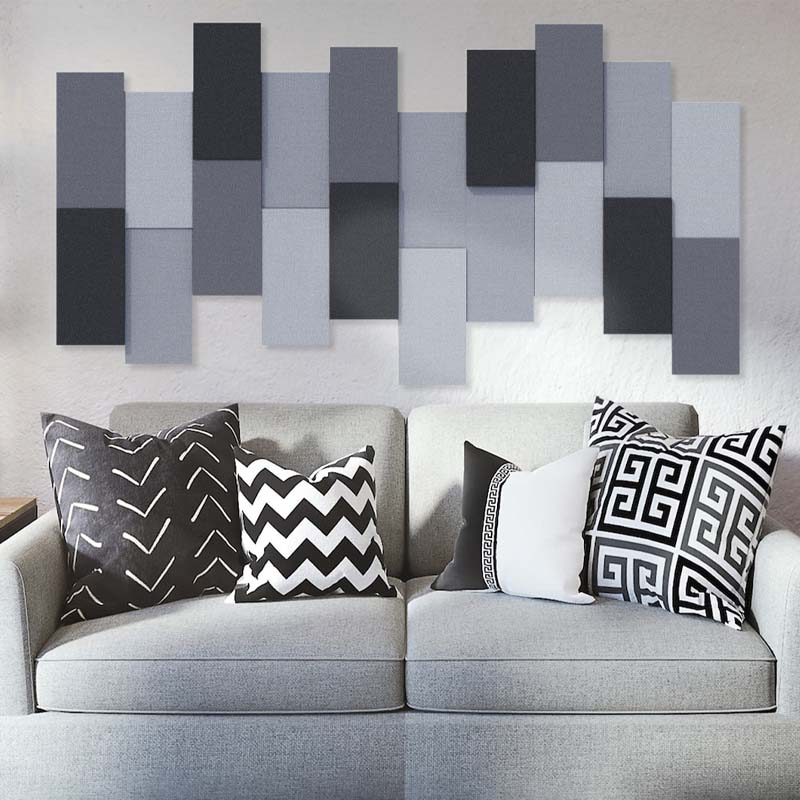 Fluffo - FLUFFO SOFT SET | Acoustic Wall Panels - Line (Pack of 20) - Muffle Acoustics Limited