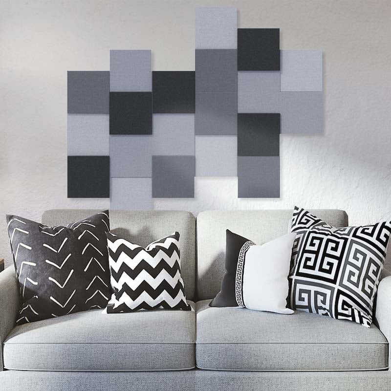 Fluffo - FLUFFO SOFT SET | Acoustic Wall Panels - Pixel (Pack of 20) - Muffle Acoustics Limited