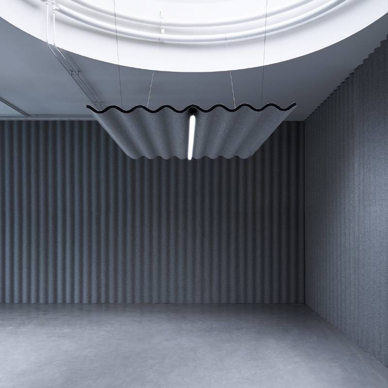 - Abstracta Scala Ceiling Acoustic Absorber Raft - Muffle Acoustics Limited