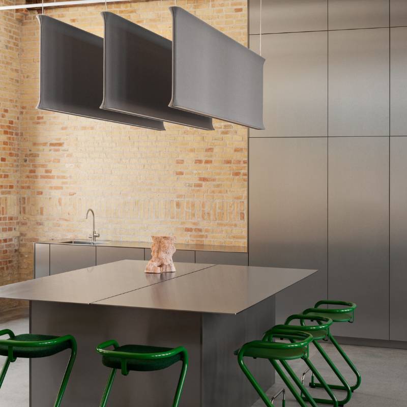 - Abstracta Trumpet Acoustic Suspended Lamp - Muffle Acoustics Limited