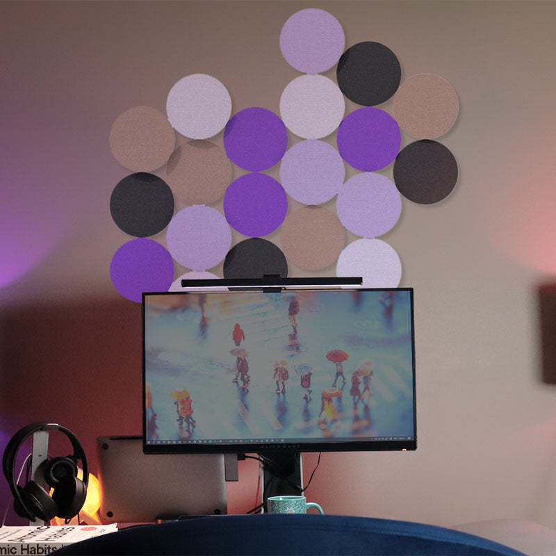 - FLUFFO SOFT SET | Acoustic Wall Panels - Dot (Pack of 20) - Muffle Acoustics Limited