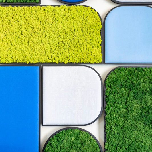 BuzziSpace BuzziMood Acoustic Moss & Upholstered Wall Panels
