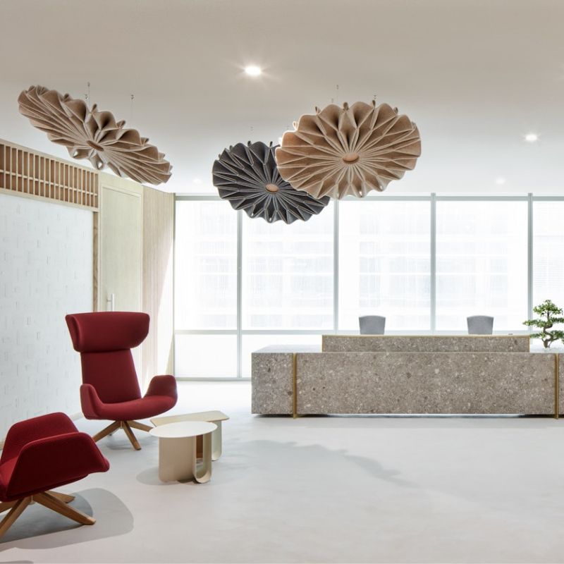 Radeau acoustique BuzziSpace BuzziPleat