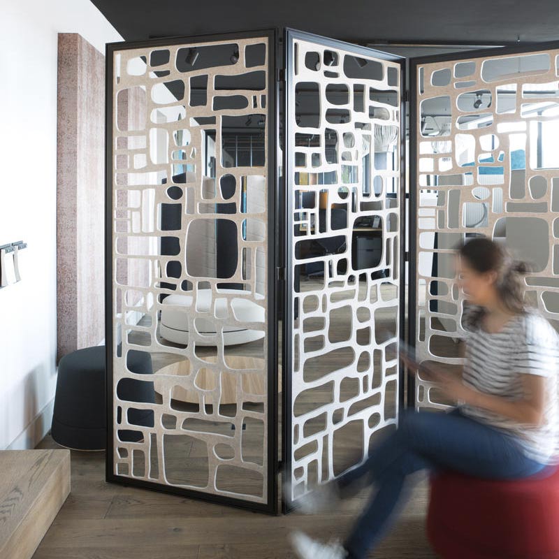 BuzziSpace BuzziFalls Standing Acoustic Screen - Muffle Acoustics Limited