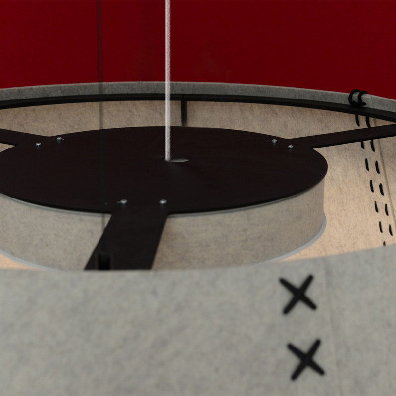 BuzziSpace BuzziShade Acoustic Pendant Disk Light - XL and XXL - Muffle Acoustics Limited