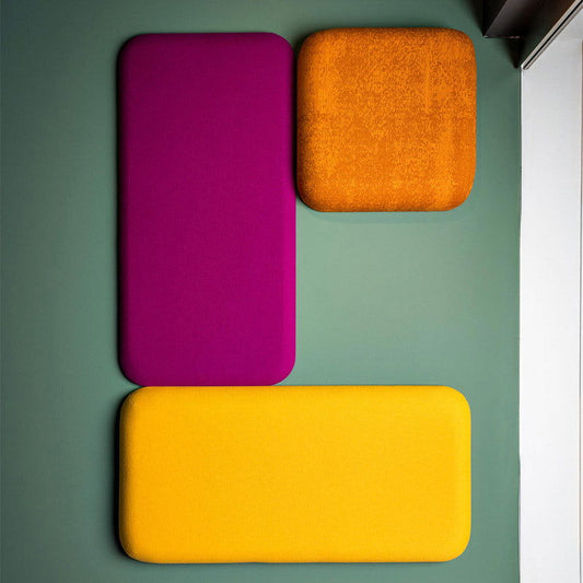 BuzziSpace BuzziTab Soft Acoustic Wall Panel - Square - Muffle Acoustics Limited