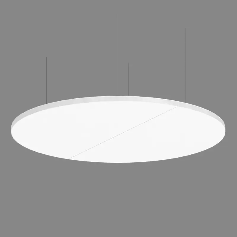 - Ecophon Solo™ Circle XL Acoustic Raft - White Frost - Muffle Acoustics Limited