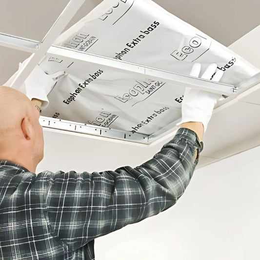 Laine de verre Ecophon Extra Bass - 1200 x 600 x 50 mm (lot de 8)