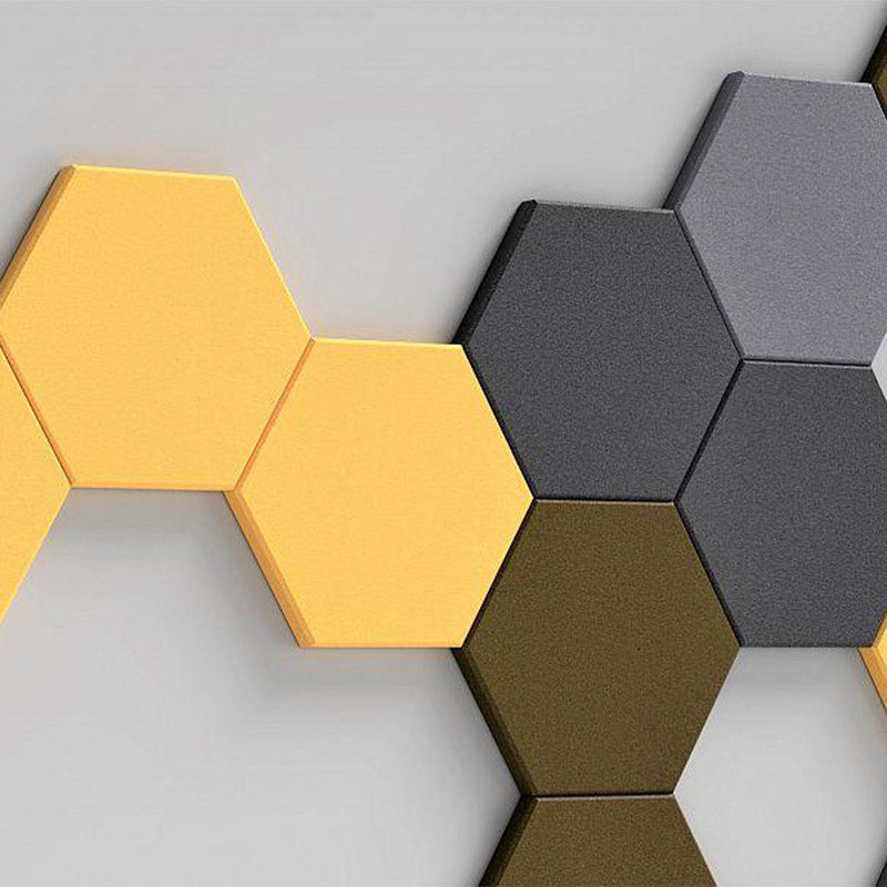 FLUFFO SOFT EDGE Hexa Acoustic Panel - Muffle Acoustics Limited