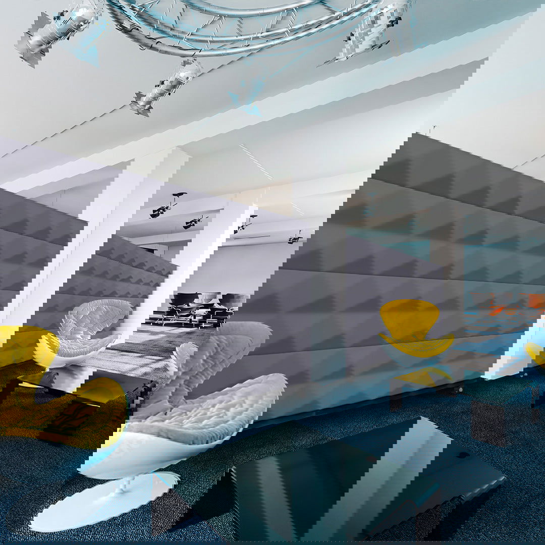 Fabricks Mobile Acoustic Screen - 1400 x 1200mm - Muffle Acoustics Limited