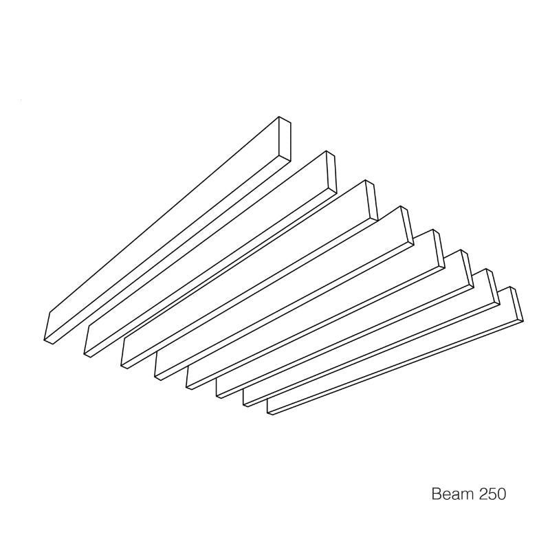 Panneau acoustique de plafond Autex Frontier™ Beam (vendu en paquets)
