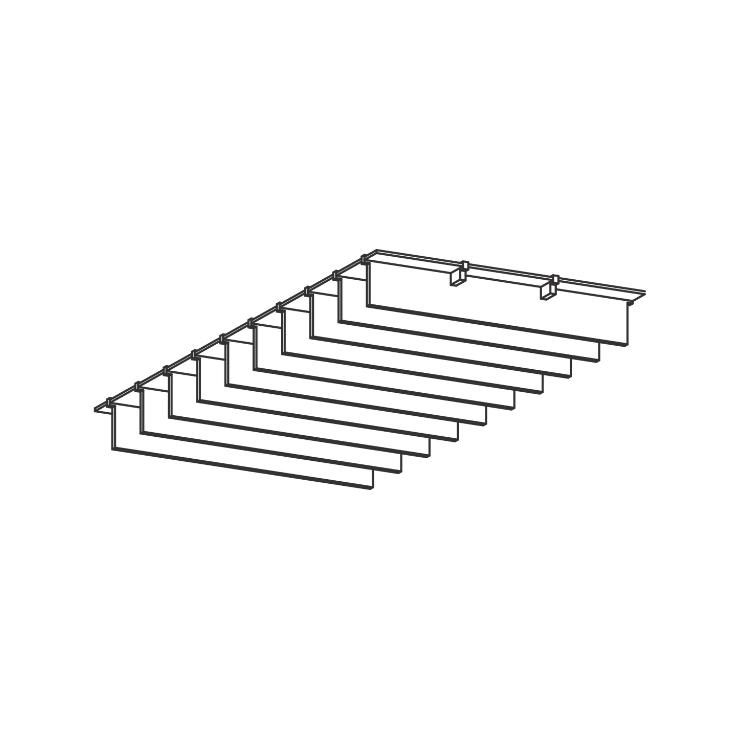 Autex | Grid Ceiling Tiles - Rectangle (Pack of 4/6/7/3)