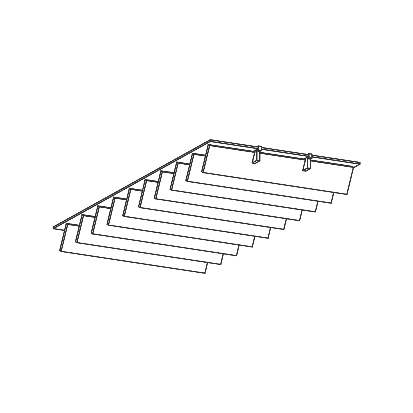 Autex | Grid Ceiling Tiles - Rectangle (Pack of 4/6/7/3)