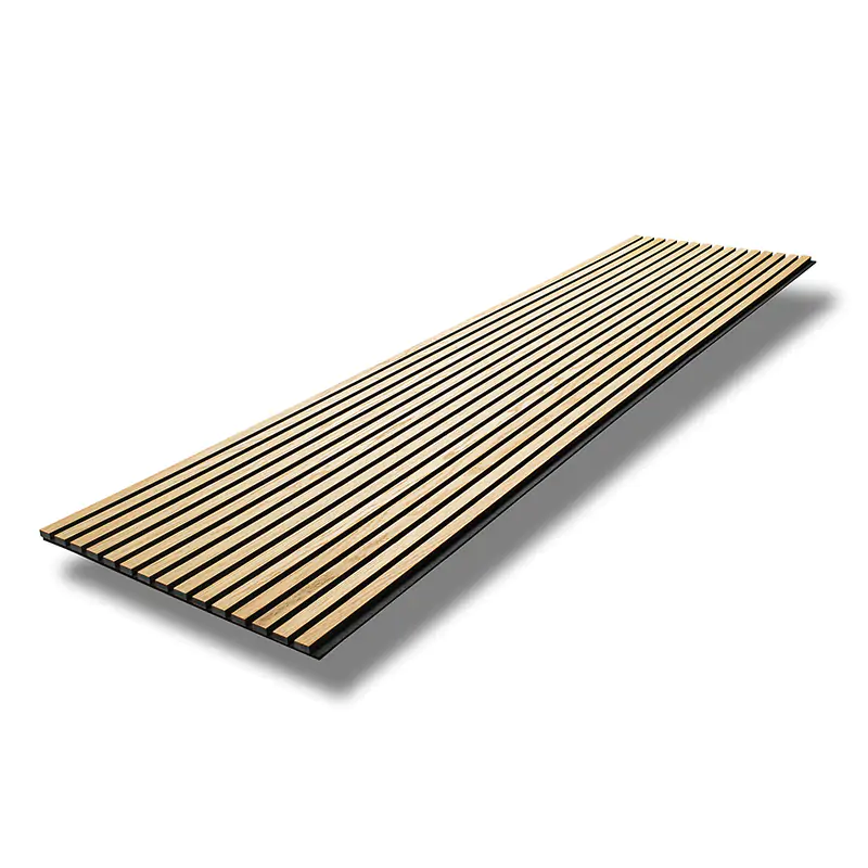 - MuffleTimber | Acoustic Slat Wood Wall Panel - Light Oak (Black Felt) - Muffle Acoustics Limited