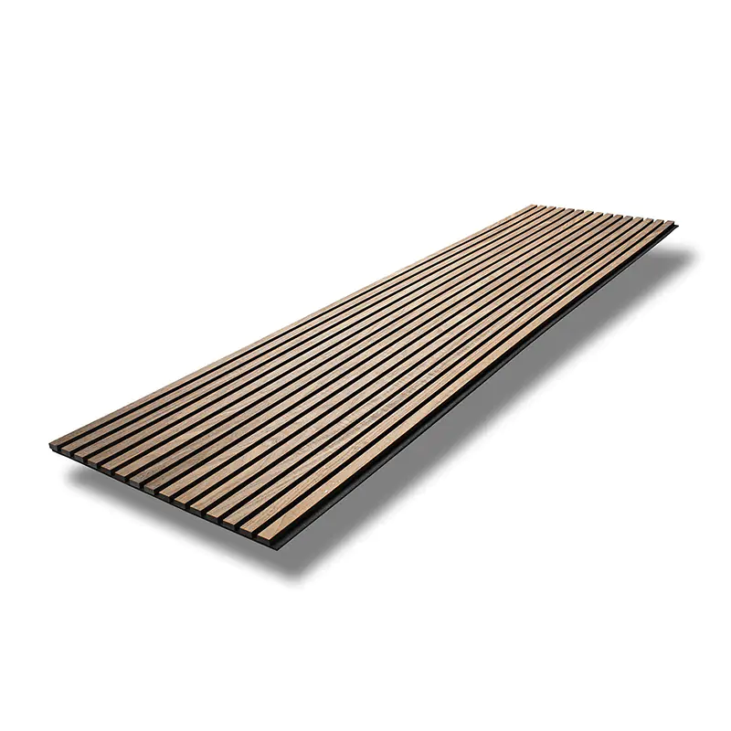 - MuffleTimber | Acoustic Slat Wood Wall Panel -  Walnut (Black Felt) - Muffle Acoustics Limited