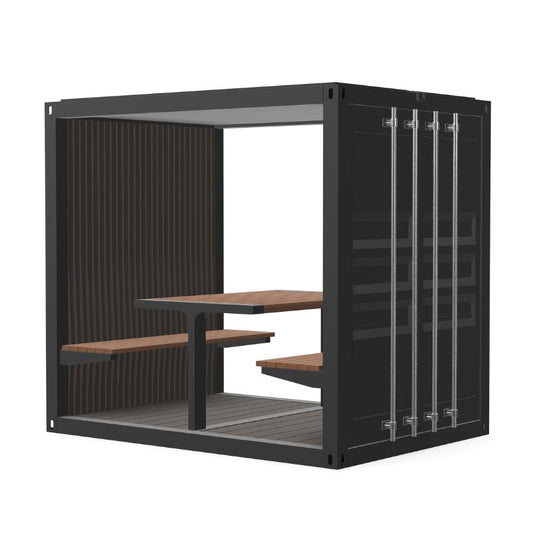 The Meeting Pod Co | Le conteneur acoustique d'extérieur Container Shack