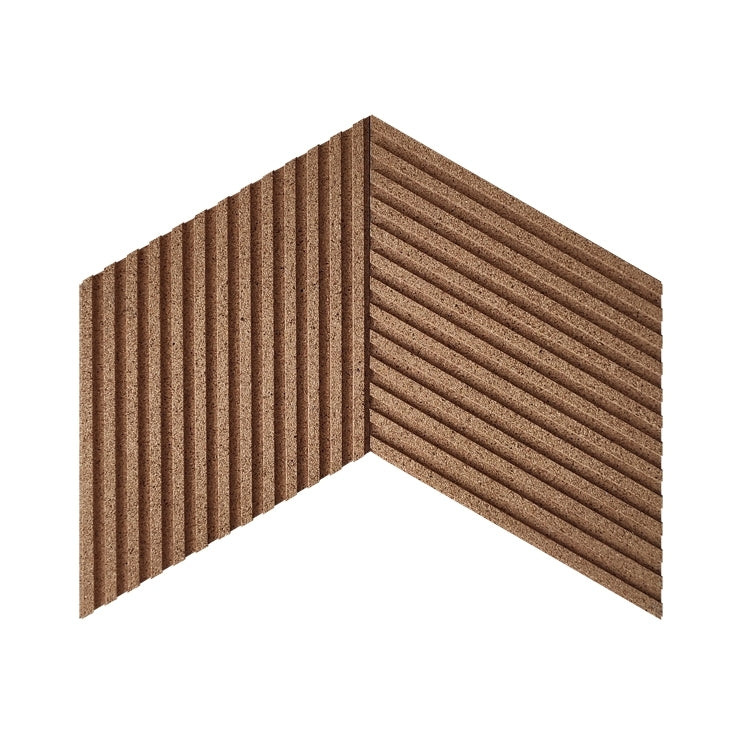 - MuffleCork | Cork Wall Panel - Stripe - Muffle Acoustics Limited