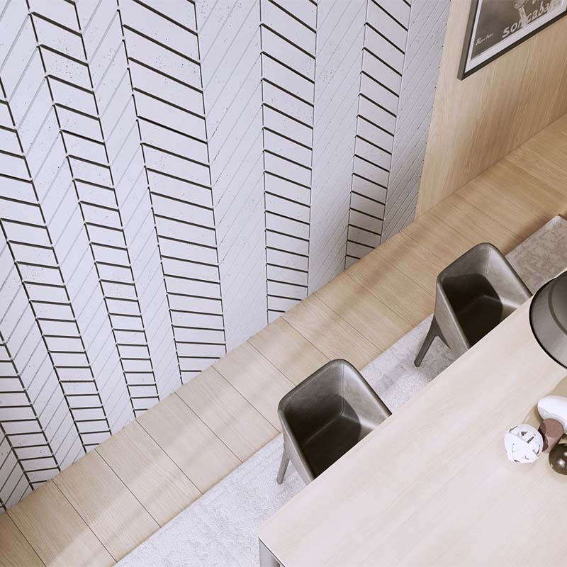 - VHCT 3D Concrete Wall Panel | Herringbone - Muffle Acoustics Limited