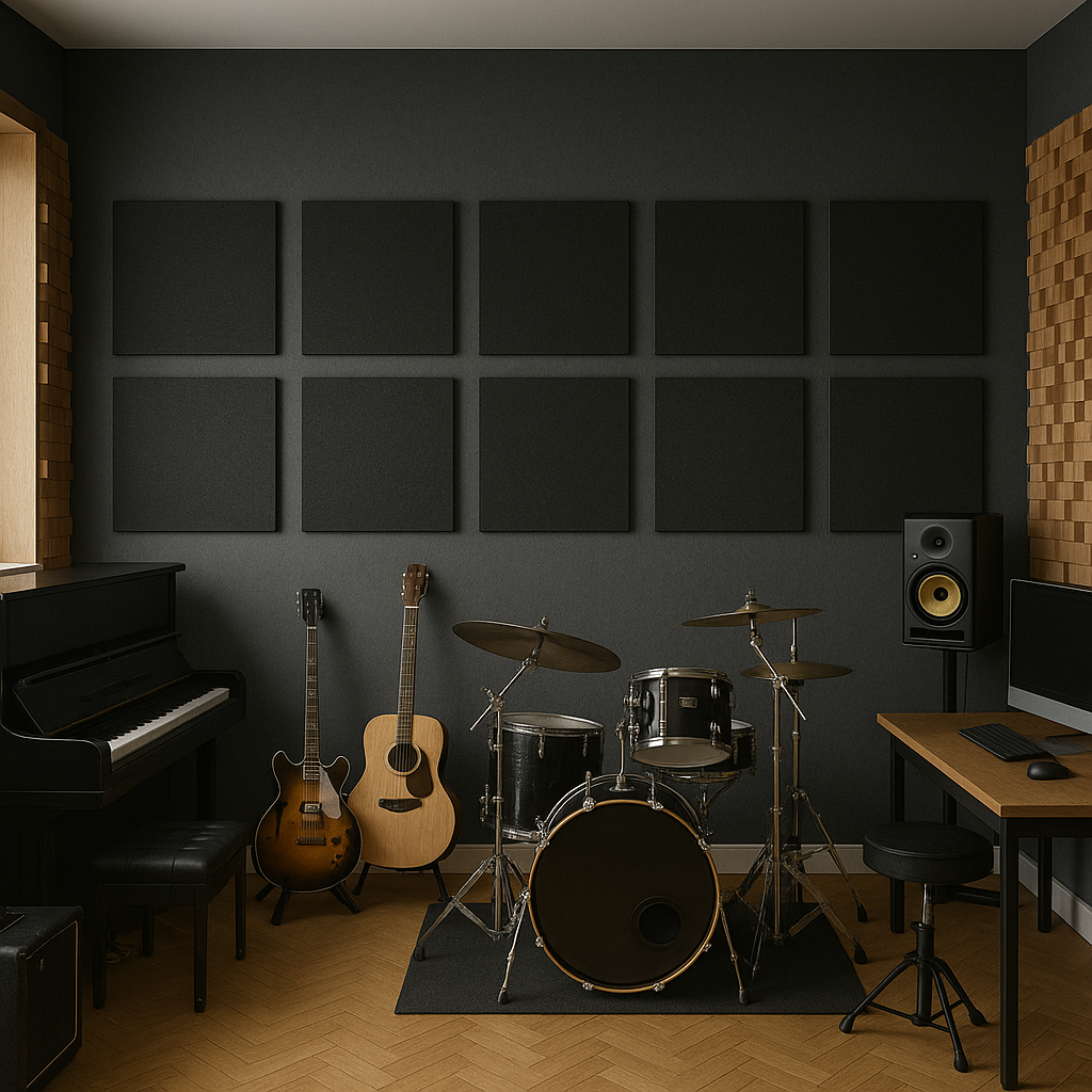 Panneau acoustique autocollant carré MuffleStick