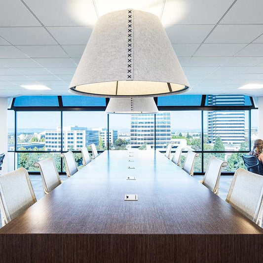 - BuzziSpace BuzziShade Acoustic Pendant Light - LED Globe - Muffle Acoustics Limited