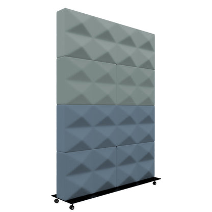 Écran acoustique mobile Fabricks - 1600 x 1200 mm