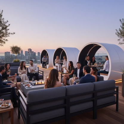The Meeting Pod Co | Module acoustique d'extérieur
