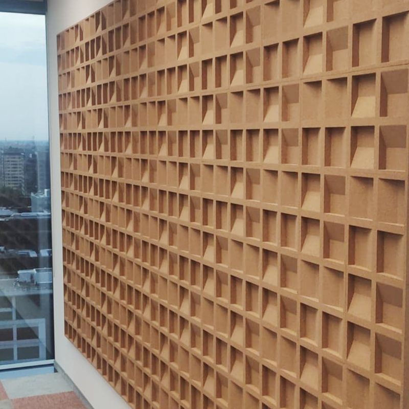  - MuffleCork | Cork Wall Panel - Concave - Muffle Acoustics Limited 