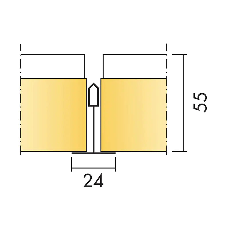 Dalles de plafond acoustiques Ecophon Combison™ Duo A - 600 x 600 x 55 mm (lot de 40)