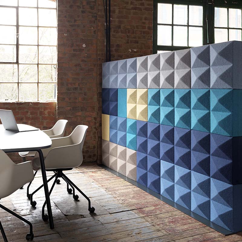 Écran acoustique mobile Fabricks - 1600 x 1200 mm