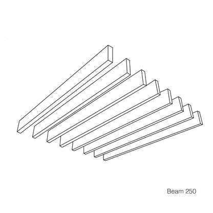 Panneau acoustique de plafond Autex Frontier™ Beam (vendu en paquets)