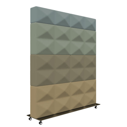 Écran acoustique mobile Fabricks - 1400 x 1200 mm