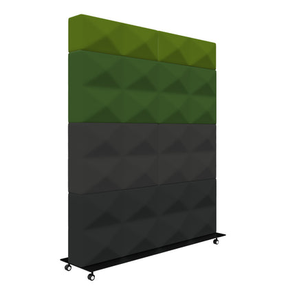 Écran acoustique mobile Fabricks - 1400 x 1200 mm