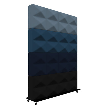 Écran acoustique mobile Fabricks - 1600 x 1200 mm