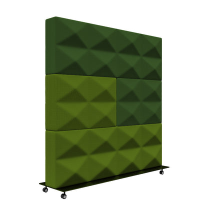 Écran acoustique mobile Fabricks - 1200 x 1200 mm