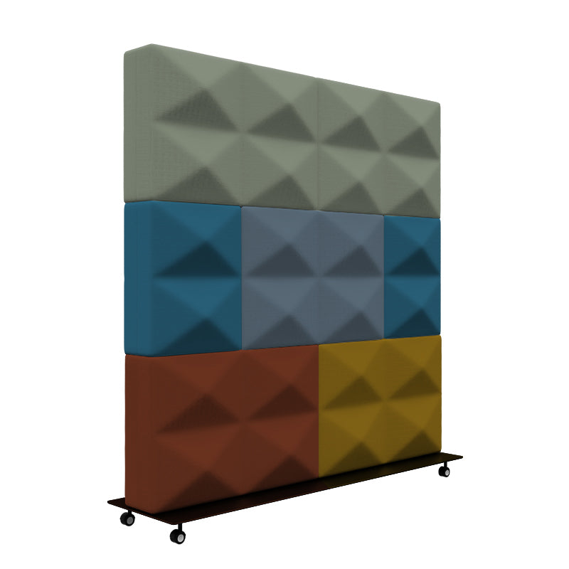 Écran acoustique mobile Fabricks - 1200 x 1200 mm