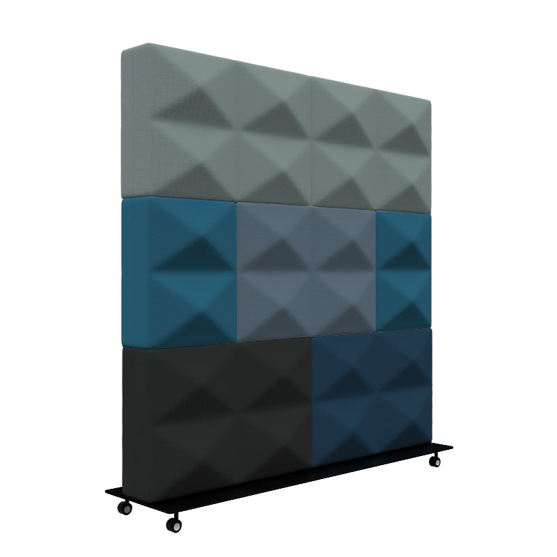 Écran acoustique mobile Fabricks - 1200 x 1200 mm