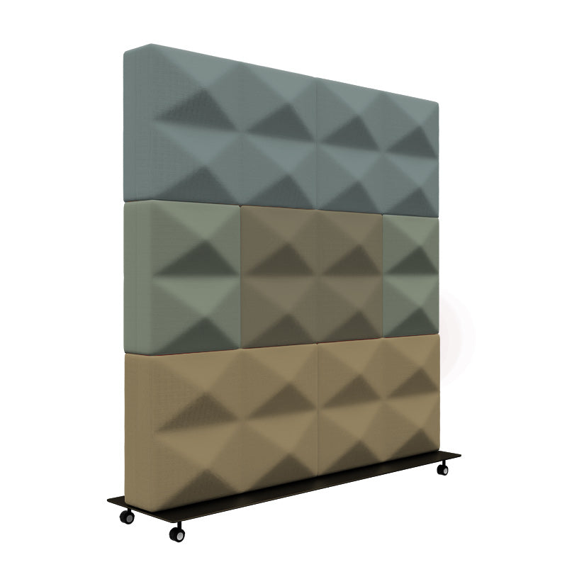 Écran acoustique mobile Fabricks - 1200 x 1200 mm