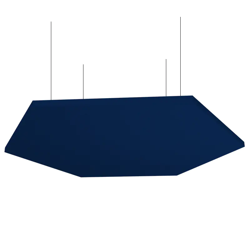 Radier de plafond acoustique hexagonal MuffleRaft