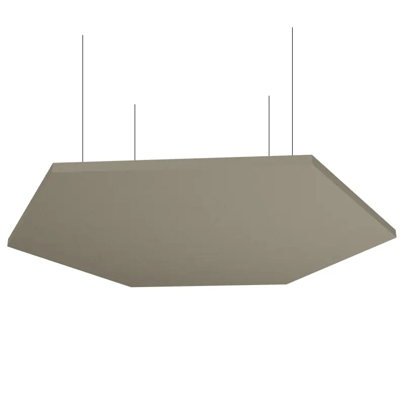 Radier de plafond acoustique hexagonal MuffleRaft