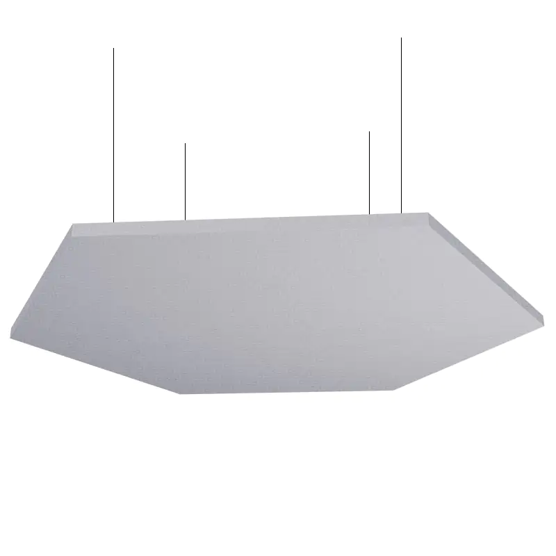 Radier de plafond acoustique hexagonal MuffleRaft