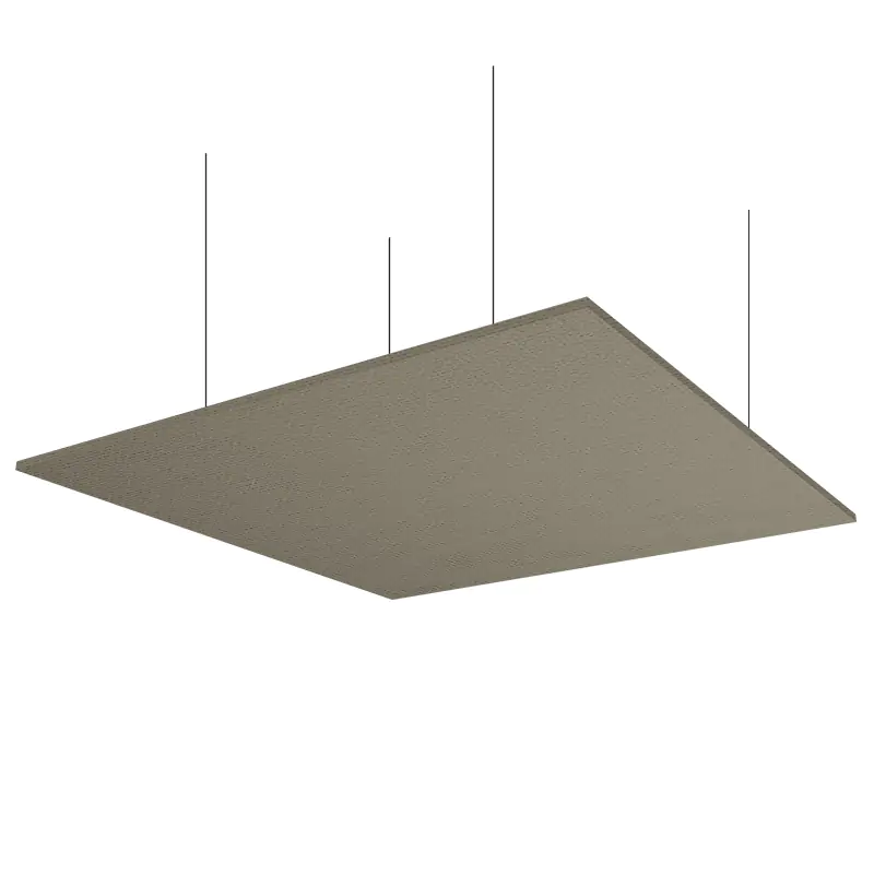 Radier de plafond acoustique carré MuffleRaft