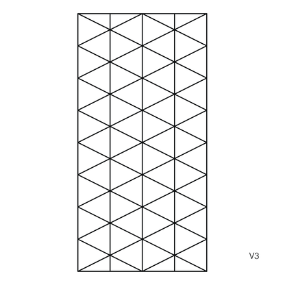 v3 cutting pattern