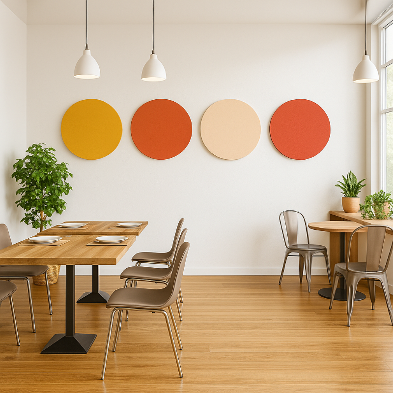 Panneau acoustique circulaire en tissu MuffleWall