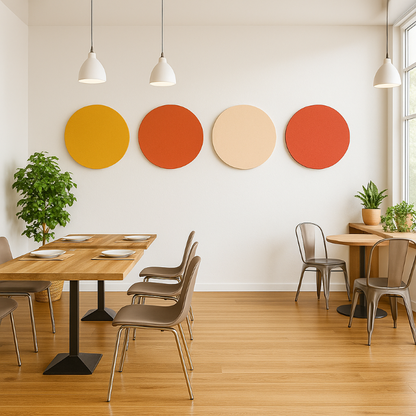Panneau acoustique circulaire en tissu MuffleWall