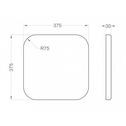 Panneau acoustique FLUFFO SOFT EDGE Tele